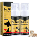 Wanban 2pc Pet Skin Treatment Spray for Dogs and Cats - Nature Soothing Solution for Itchy Skin, Reduces Scratching - Cat Itchy Skin Treatment