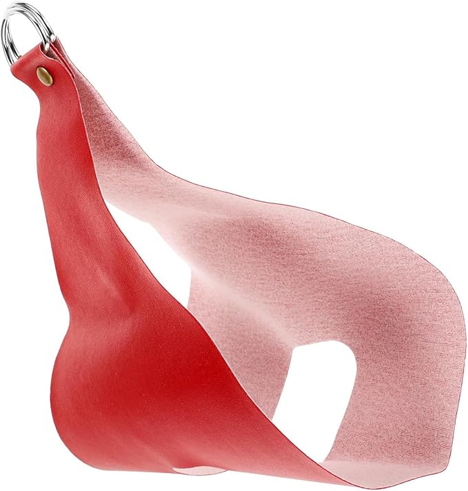 Chicken Carrier PU Chicken Holder Bag Purse Waterproof Poultry Sling with Handle Pet Weighing Bag Pouch Rooster Catching Hand for Ducks Rabbits Travel Transport Accessories Farm Supplies (Red)
