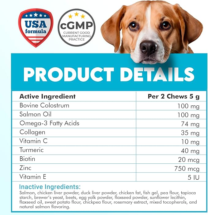 Omega 3 Chews for Dogs - 150Pcs - Dog Skin and Coat Supplement - Rich in EPA & DHA Fatty Acids - Itching Skin Relief Chews - Reduce Hair Shedding - Made with Fish Oil - Chicken