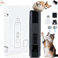 2026 Upgraded Cat Nail Trimmer,Safe Cut Cat Nail Trimmer,Two Adjustable With 360° Grinding Settings,Low-Vibration Ultra-Quiet Under 40db ＆ Powerful Enough For Thick Claws For All Kinds Pets (Black)