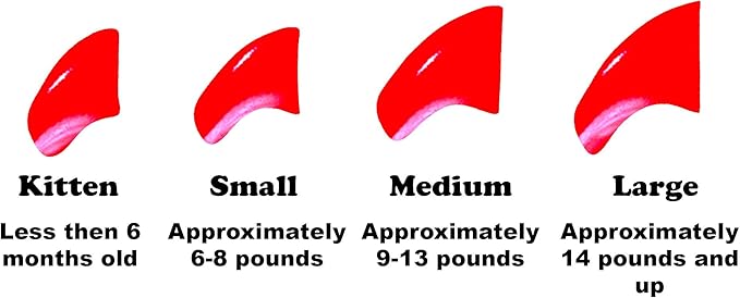 40 Pack Soft Nail Caps for Cat Claws NEON RED Medium
