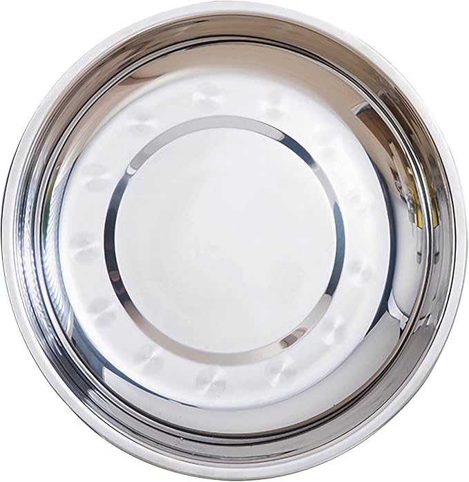 4Packs Cat-Bowls Cat Food Bowl - 6.1 Inch Stainless Steel Cats Feed Bowl for Indoor Cats Shallow and Wide Wet Food Plate Pet Feeding Whisker Fatigue Relief Pet Plate for Kitten Puppy (Type-B)