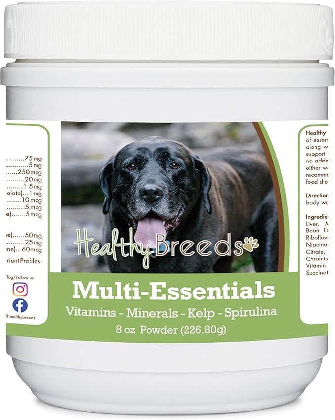 Healthy Breeds Mastador Multi-Essentials Powder for Dogs - an Ideal Supplement of Vitamins, Minerals & Antioxidants for Your Dog - 8 oz