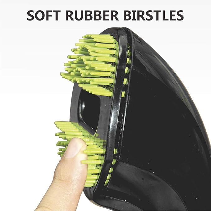 Pet Vacuum Grooming Comb Brush Hair Remover Shedding Deshedding Attachment Tool Kit for Dogs and Cats (black)