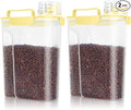 TBMax Dog Cat Food Storage Containers 2 Pack 10 Lbs to 14 Lbs Airtight Pet Food Container Dispenser with Large Spout & Portable Handle, Travel Dog Treat Cat Food Storage Bin Bird Seed Container