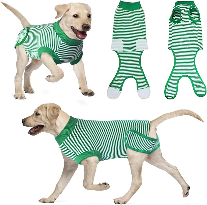 Dog Recovery Suit, After Surgery Wear for Pets Male Female, Professional Dog Onesie for Surgery for Abdominal Wounds Recovery Shirt, Substitute E-Collar & Cone Large