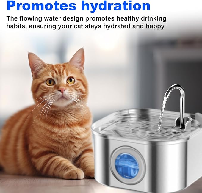 Cat Water Fountain Spout and Spout Holder, Pet Dog Drinking Water Dispenser Replacement Parts for 108oz/3.2L and 84oz/2.5L Kitty Fountain Accessories Set