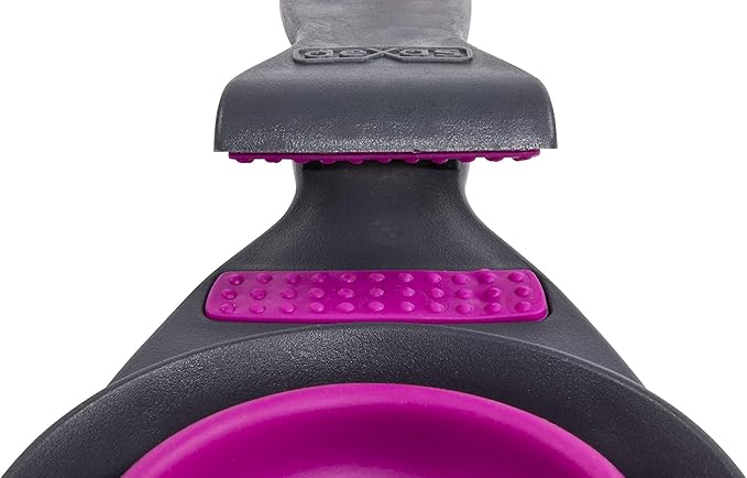 Dexas Pets Collapsible KlipScoop Collapsible Dry Dog Food Scoop and Dog Food Bag Clip, 1 Cup Capacity, Fuchsia