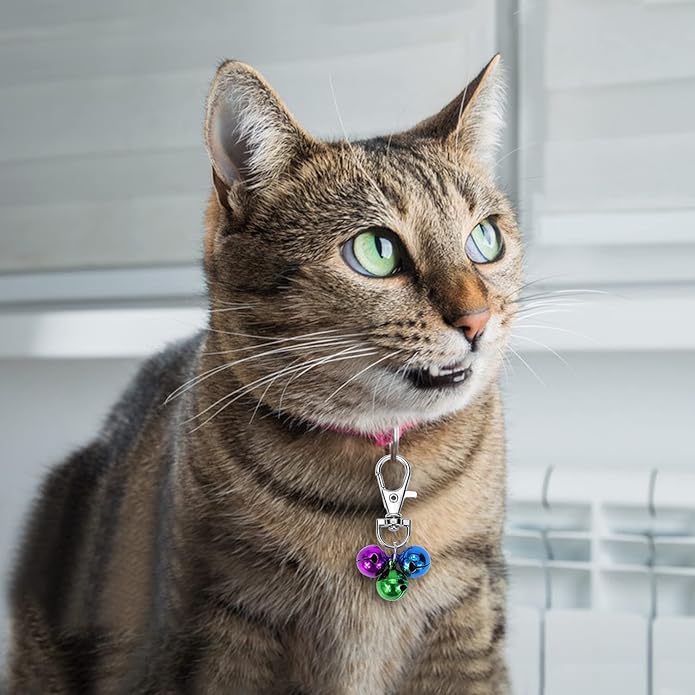 Cat Collar Bells Loud Dog Bell Training Charm Pendants for Pet Puppy Kitty Necklace Collar