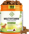 ZENO Dog Vitamins and Supplements - 150 Dog Multivitamin Chewable - Immune, Joint Support, Skin, Gut Health + Packed with Omega 3s, Glucosamine & Probiotics - Safe for Puppy - Chicken