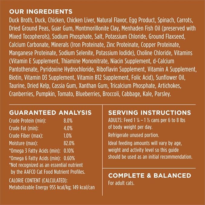 Instinct Flaked Entrée Wet Canned Cat Food - Duck, 5.5 Ounce (Pack of 12)