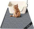 Cat Litter Mat 28"x20" – Large Silicone Litter Trapping Mat, Waterproof, Non-Slip, Easy to Clean, Soft & Durable Floor Mat for Cats & Pets