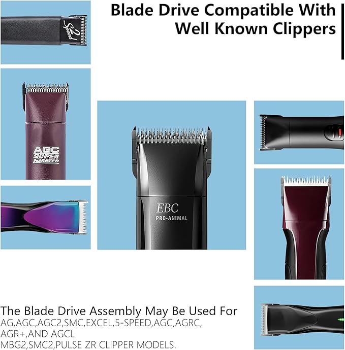 2 PCS Blade Drive Assembly Lever Replacement Blade for andis pet Clipper