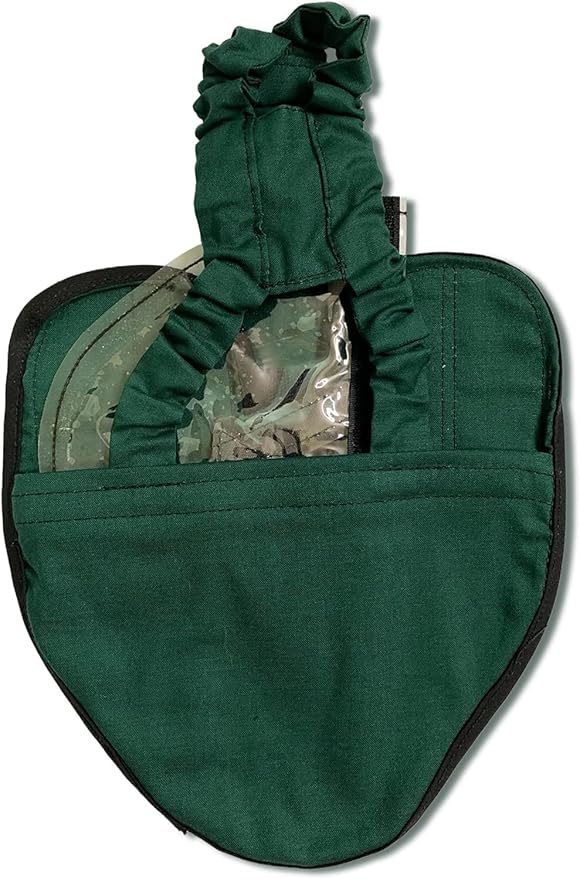 Hen Holster Starter Kit - Wrap-Around Runner Duck Diaper w/ Removable Liner & Fixed Tab - Durable, Secure Fit, Easy-to-Wear - Essential Duck Supplies for Real Ducks, Made in USA - Green