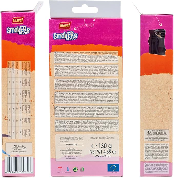 A&E Cage Co ZVP-2109 Parakeet Treat Sticks – 3-in-1 Mix Pack Bird Snack Sticks – Millet, Wheat & Seed Treats for Parakeets, Budgies & Small Birds