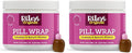 Riley's Pill Wrap for Dogs - Delicious Cheese & Bacon Flavored Pill Paste for Dogs - Wrap Pills, Capsules, Tablets in a Pocket or Pouch to Mask The Taste & Make Pill Time Easy - 4.2 oz (Pack of 2)