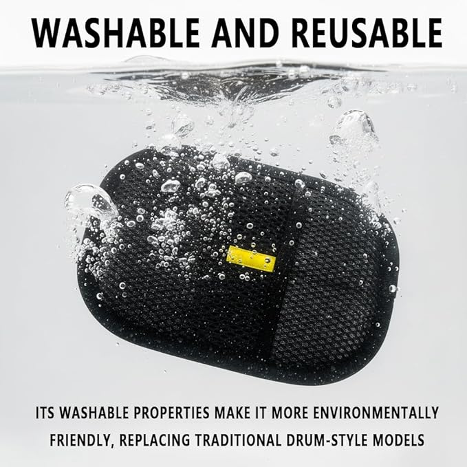 Pet Hair Removal Glove for Dogs & Cats, Reusable Electrostatic Glove for Clothes, Couch,Carpets, Car Seat, Individually Wrapped 1 Pack Black, S