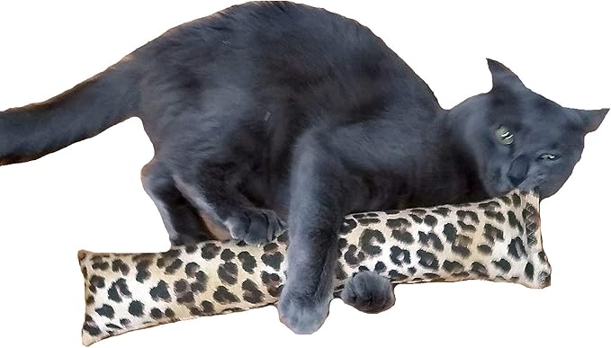 15" Catnip Cat Kicker Toys/Kitty Kick Sticks/Cat-Nip Kick Sticks (Cheetah) (Kickers Filled with 1 oz Premium Canadian Catnip)
