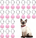 Cat Bells, Small Pet Copper Bells Collars Charm with Key Rings Loud Crisp Sound Anti-Lost Pendant Accessories