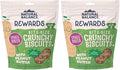 Natural Balance Limited Ingredient Rewards Crunchy Biscuits, Bite-Size Vegetarian Dog Treats for Small-Breed Adult Dogs, Peanut Butter Recipe, 8 Ounce (Pack of 2)
