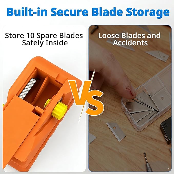 Cardboard Cutter for Cat Scratchers with 10pcs Blade, 4-in-1 Box Cutter 3D Printed Cardboard Strip Cutter DIY cat scratchers Cutter Tool for Cat Lovers