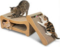 2 in 1 Cat Scratcher,Cat Scratch Pad,Cat Scratching Board with Toy Ball,Cat Scratchers for Indoor Cats and Furniture Protector,Durable and Extra Wide Suitable for Kittens and Big Cats.