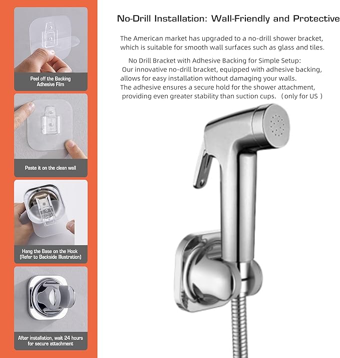Dog Shower Attachment Kit with Handheld Sprayer – 8FT Flexible Stainless Steel Hose + Shower Arm Diverter – High Pressure Pet Bath Wand for Medium & Large Dogs, Long Thick Coat, Indoor All-Year Use