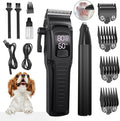 Professional Dog Grooming Clippers for Thick Coat - Dog Hair Trimmer for Grooming- Sheep Shears for Thick Hair – Pet Grooming Clippers for Dogs, Cats, Sheeps, Horse (Black Cordless)