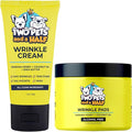 Paste for Bulldogs Wrinkle 2oz+ 50 Wrinkle Wipes French Bulldog (Pack of 2)- Wrinkle Cream for Dogs, Frenchie, English Bulldog, Pug- Cleans Rashes,Tail Pockets, Dry Skin & Paws (Made In USA)