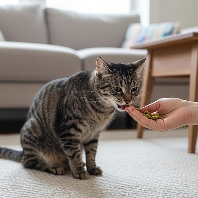 Fieldcrest Farms Nothin’ to Hide Collagen Cat Treats – Crunchy & Creamy Cat Snacks, High-Protein Healthy Treats for Skin, Coat & Joint Support, Catnip Flavor, 8 oz.
