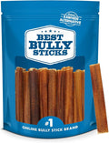 Best Bully Sticks 4 Inch Bully Sticks - 8 oz (Pack of 1) - Natural Grass-Fed, Grain and Rawhide Free, Ideal for Small or Young Canines