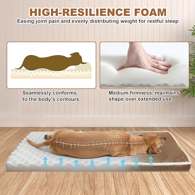 Heated Pet Bed for Cat & Puppy, 20×20In Dog Beds with Memory Foam Pet Bed, Nine Gears Smart Switch Dog Sofa with Timer, Washable Removable Cotton Sleeve, Soft and Comfortable