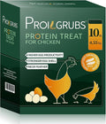 PROILGRUBS 10 LBS - Non-GMO-Worms for Chickens All Natural Dried Black Soldier Fly Larvae Treats, High Protein Worms for Chickens, Hens, Birds.