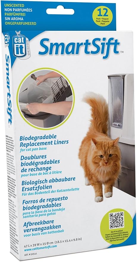 Catit Replacement Liner for Smartsift Base 12 count (Pack of 1)