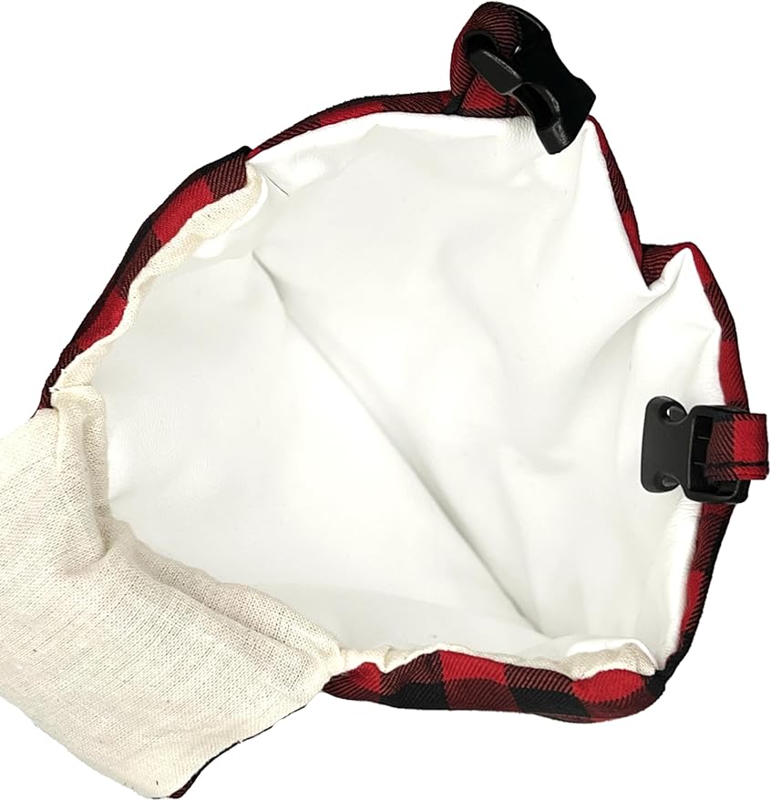 Chicken Diapers Duck Diaper Diaperalls for Hens, Roosters, Ducks, Ducklings - Reusable, Adjustable by Uni Infinity (Red Black Plaid, Chicken Large, 1, Count)