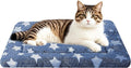 Dog Bed Mat, Reversible Crate Pad & Cute Dog Bed - Machine Washable Kennel Mat with Ultra Soft for Small Dogs & Cats