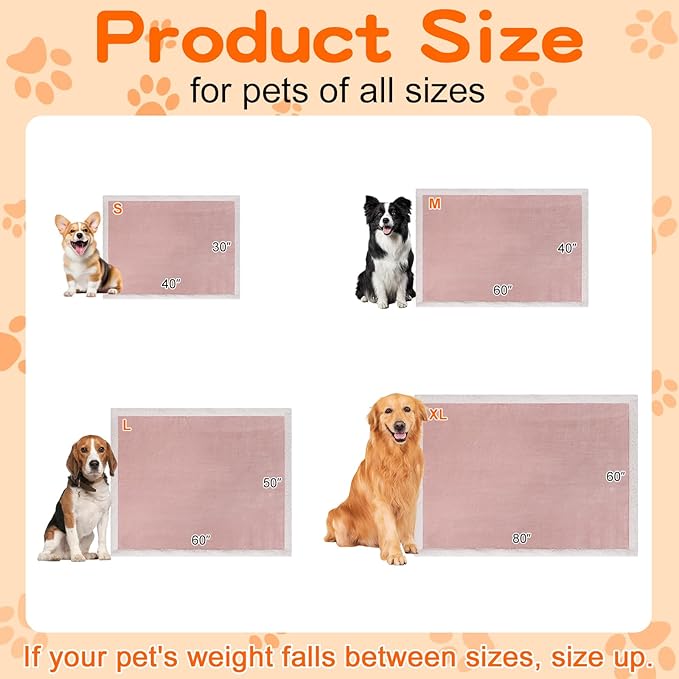 Smiry Waterproof Blanket Throw for Large Dogs Cats, Soft Reversible Dog Blanket for Sofa Couch Bed, Washable Leakproof Sherpa Fleece Furniture Couch Protector(30"x40", Pink/White)