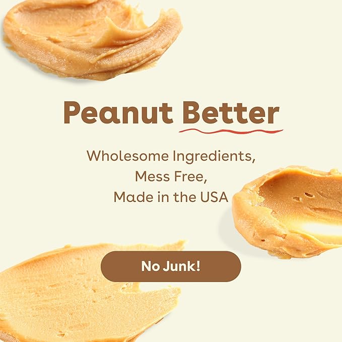 Pupford Peanut Butter Crunchies, All-Natural, Human-Grade Crunchy Treat for Dogs & Puppies (8 oz)
