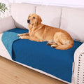 hyha Waterproof Dog Bed Blanket, Soft Pet Blankets, Waterproof Couch Cover for Dogs, Reversible Sofa Covers Washable for Furniture (40x70 Inch, Navy Blue/Blue)
