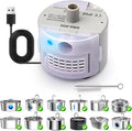 Cat Water Fountain Pump,Cat Fountain Pumps Replacement SMA-800 Submersible Motor for Pet Water Fountain and Stainless Steel Cat Water Dispenser (Pump With Brush)