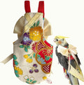 Bird Flight Suits Diapers, Parrot Flight Suits Diapers for Quaker Parakeets Cockatiels Flight Suits, Parrot Clothes (Almond A,2M)