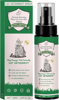 Cat Deterrent Spray (150ml/5.28oz), Natural Safe Cat Repellent Indoor and Outdoor, Protect Your Sofa, Carpet, Protect Your Sofa, Carpet, and Curtains from Your Beloved Cat's Accidents.