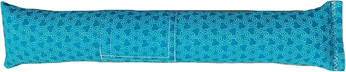 Refillable 15" Catnip Cat Kicker Toy Filled with 1 oz Canadian Catnip, Turquoise