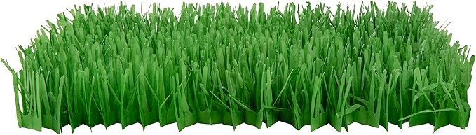 Instincts by SmartyKat 2-Pack Meadow Mayhem Hide & Seek Paper Grass Rustle Cat Mat Toy - Green, 2-Pack