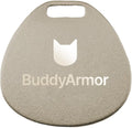 Engraved Pet ID Tag - Personalized Name Tag Engraved Cat Collar Charms, Aluminum Alloy Customized Cat Name Tag for Kitten Small Large Cats (Pocket-Linen)