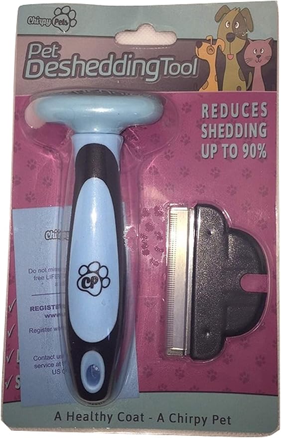 Pet Grooming Dog & Cat Brush For Shedding, Effective for Long & Short Hair Pet Grooming Tool, Reduces Dogs and Cats Shedding Hair By More Than 95%, The Professional Deshedding Tool (Small)