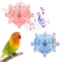 2 Pcs Bird Toys for Parakeets, Parrot Spinner Toy, Colorful Parakeet Toys Wheel, Interactive Spinner Rattle Parrot Toys for Bird Cage, Accessories for Entertainment Chewing Exercise, Color 2