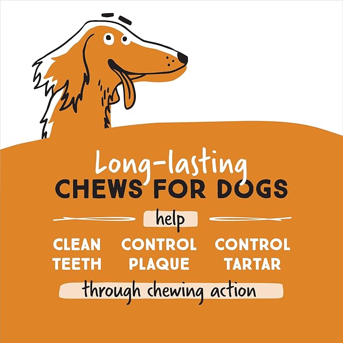 Ultra Chewy Peanut Butter Double Treat Bones: Long-Lasting Chews Made in USA, Highly Digestible, for Aggressive Chewers (Peanut Butter, 6 Count)