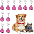 Cat Bell, Small Matte Pet Copper Bell Collars Charm with Lobster Buckle Loud Crisp Sound Anti-Lost Pendant Accessory