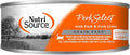 Nutri Source Grain Free Pork & Pork Liver Select Canned Cat Food 12/5.5oz Case